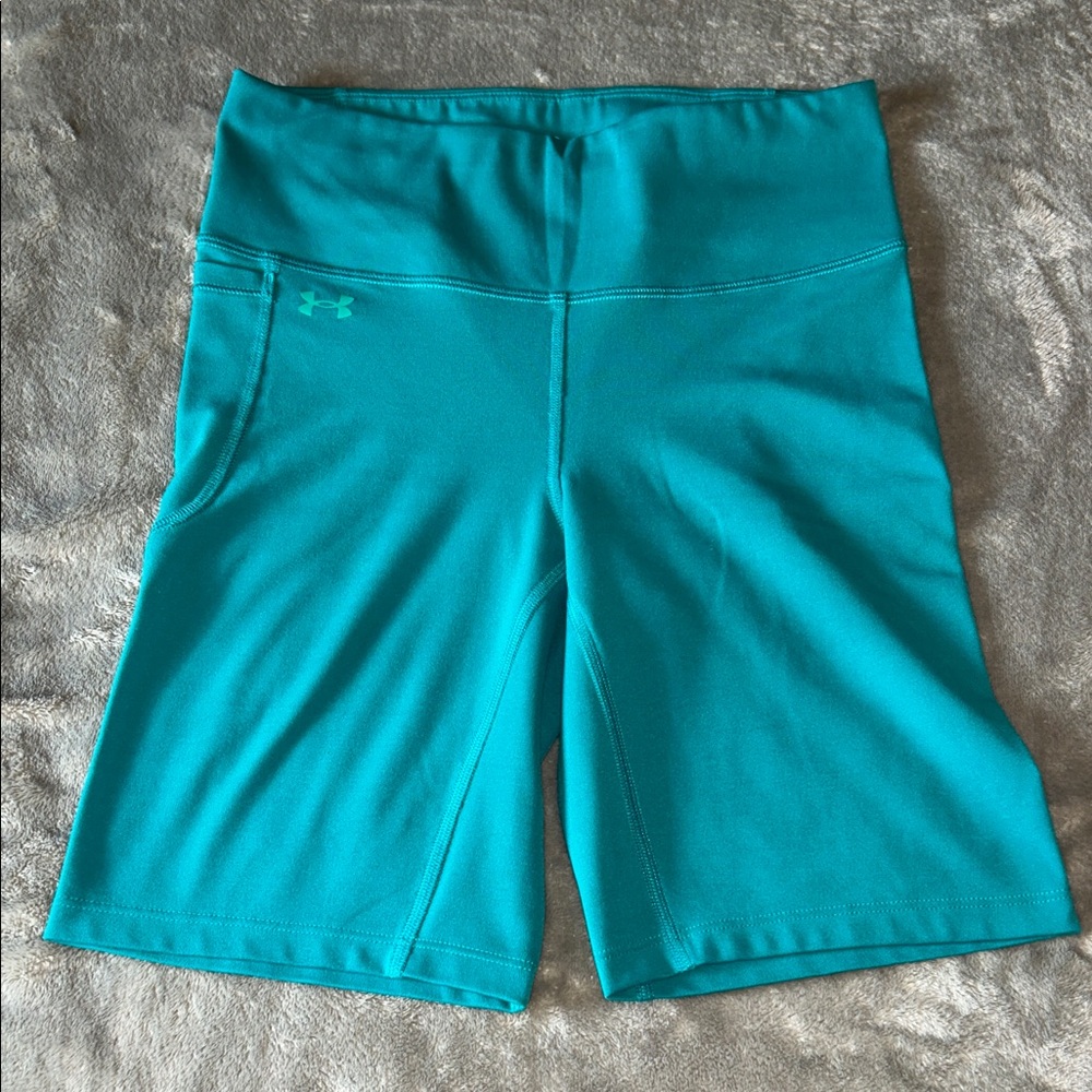 Under Armour Women's Vibrant Teal Athletic Shorts